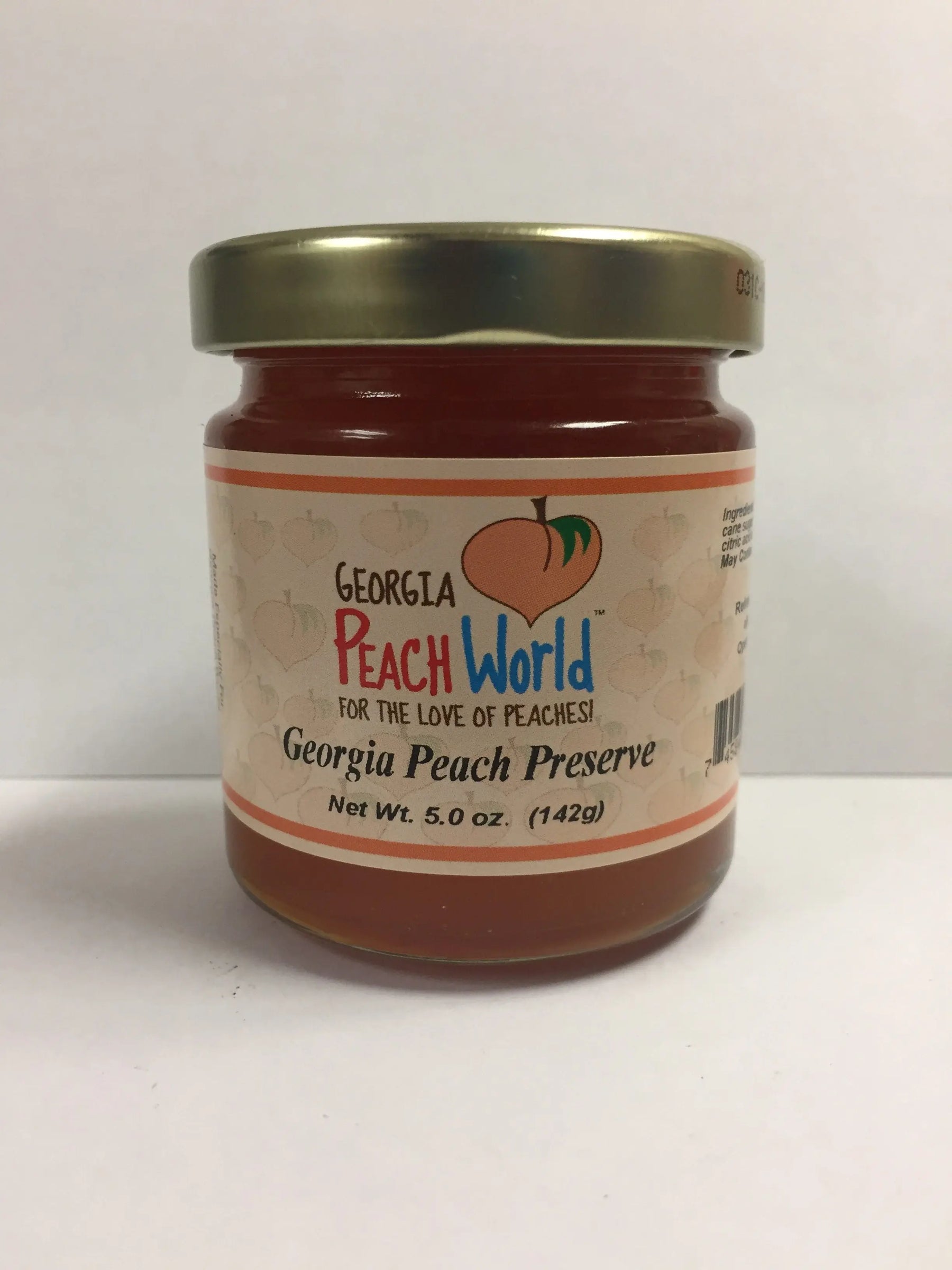 Georgia Peach Preserves 5 oz by Georgia Peach World, Southern food gift detail photo 2