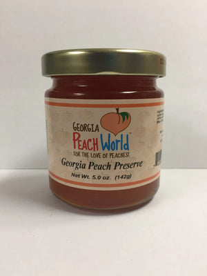 Georgia Peach Preserves 5 oz by Georgia Peach World, Southern food gift detail photo 2