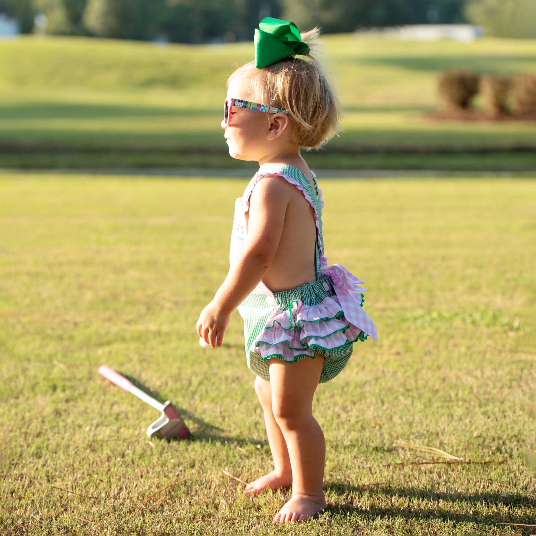 Girls Par-Tee Golf Bubble by Seven Lantern Lane, Southern lifestyle apparel detail photo 8