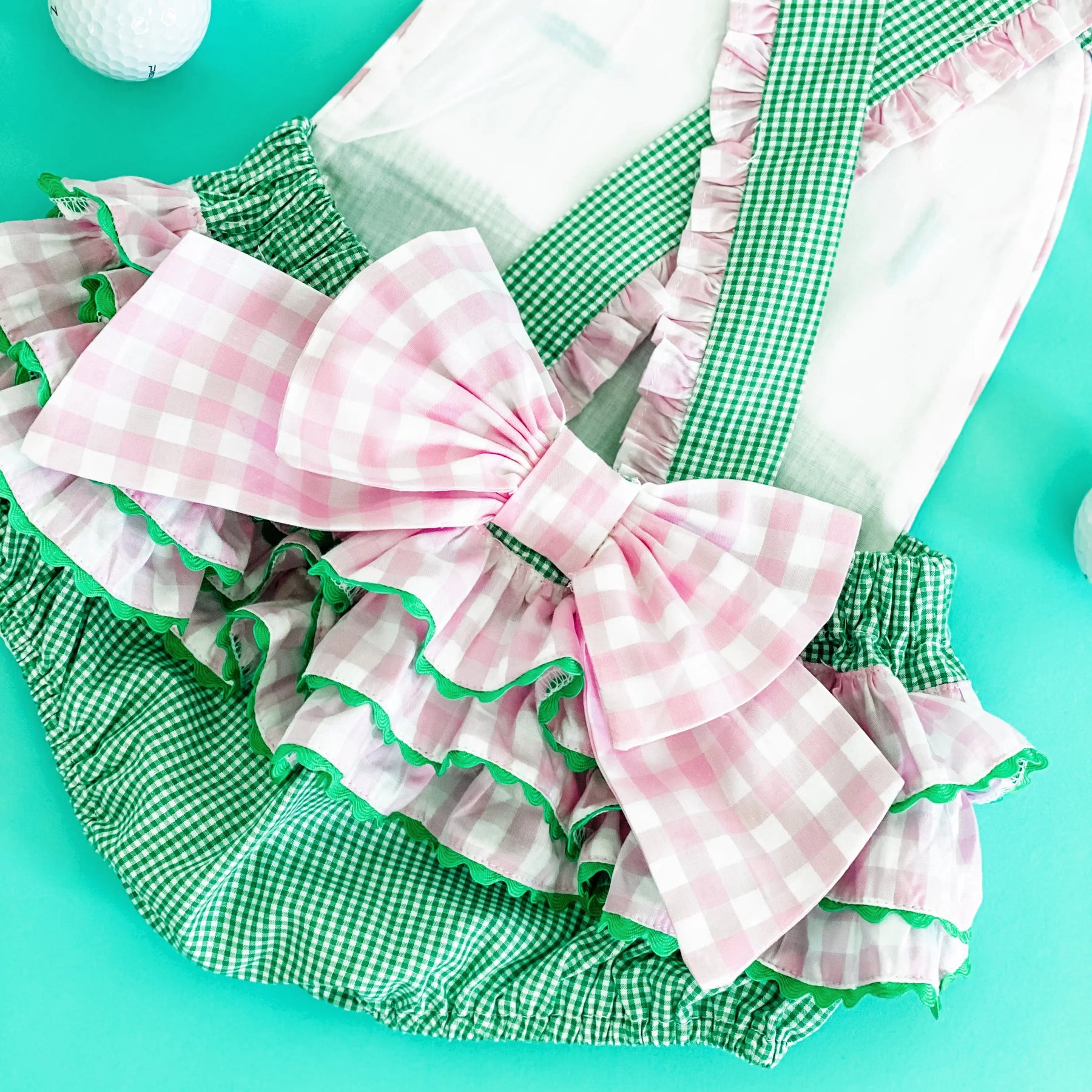 Girls Par-Tee Golf Bubble by Seven Lantern Lane, Southern lifestyle apparel detail photo 12