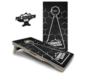 Glow Hole Black Cornhole Boards - Pro Solution Elite Series by Cornhole Solutions, custom cornhole board detail photo 17