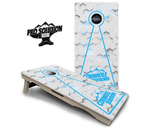 Glow Hole White Cornhole Boards - Pro Solution Elite Series by Cornhole Solutions, custom cornhole board detail photo 15