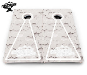 Glow Hole White Cornhole Boards - Pro Solution Elite Series by Cornhole Solutions, custom cornhole board detail photo 18