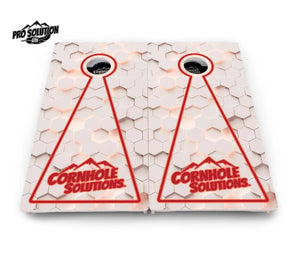 Glow Hole White Cornhole Boards - Pro Solution Lite Series by Cornhole Solutions, custom cornhole board detail photo 7