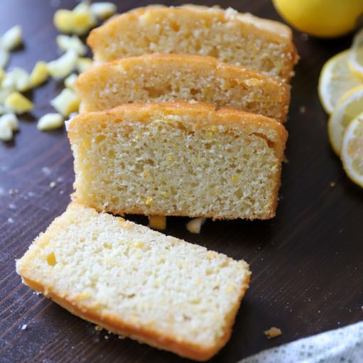 Lemon Glazed Zucchini Bread - Gluten Free detail view by Two and a Half Irishmen - Traditional Irish Baking