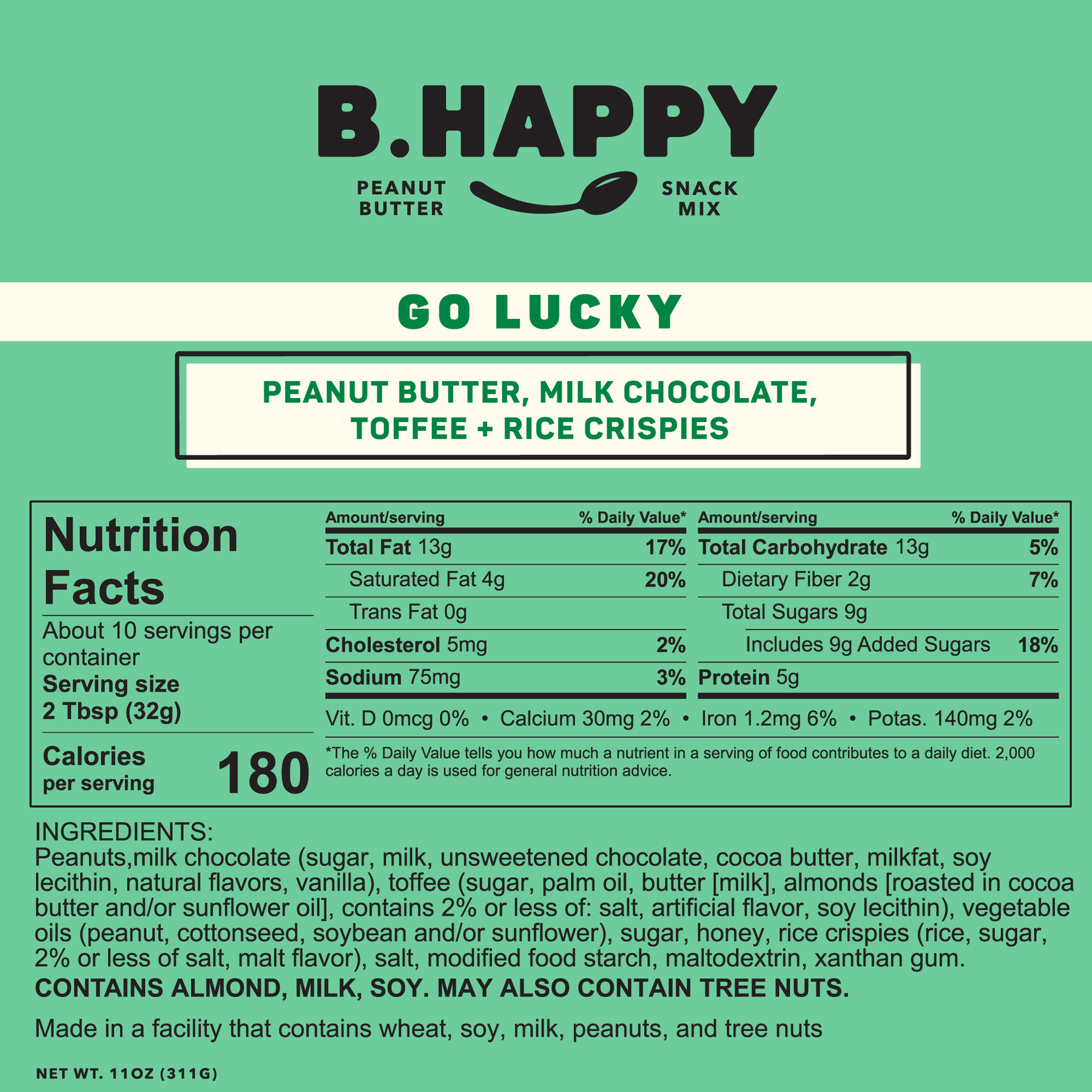 Go Lucky by B. Happy Peanut Butter, Southern food gift detail photo 5