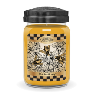 Golden Honey™, Large Jar Candle (Collective) by The Candleberry® Candle Company, Southern food gift main product photo