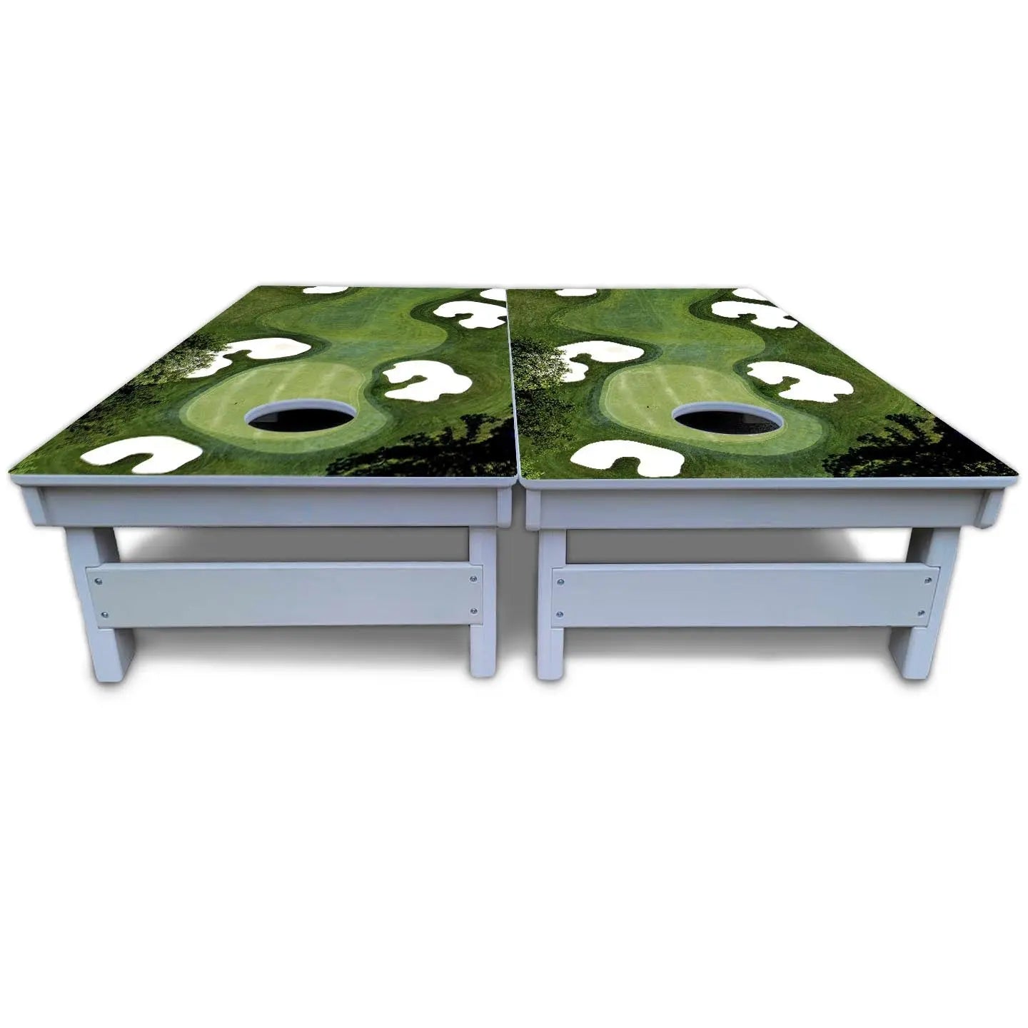 Golf Course Cornhole Boards - All Weather Series by Cornhole Solutions, custom cornhole board detail photo 5