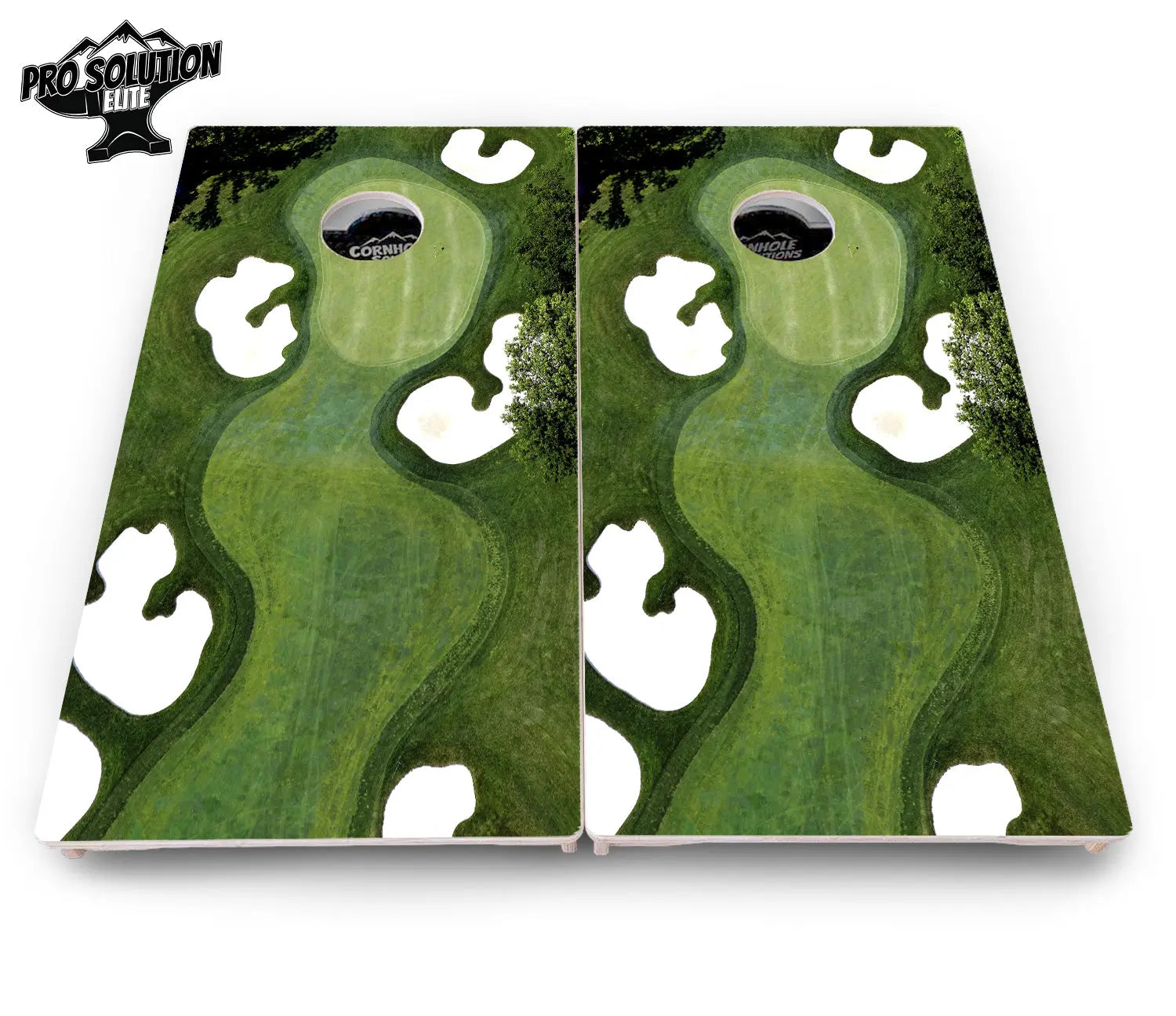 Golf Course Cornhole Boards - Pro Solution Elite Series by Cornhole Solutions, custom cornhole board detail photo 4