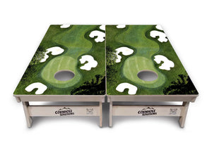 Golf Course Cornhole Boards - Professional Tournament Series by Cornhole Solutions, custom cornhole board detail photo 2