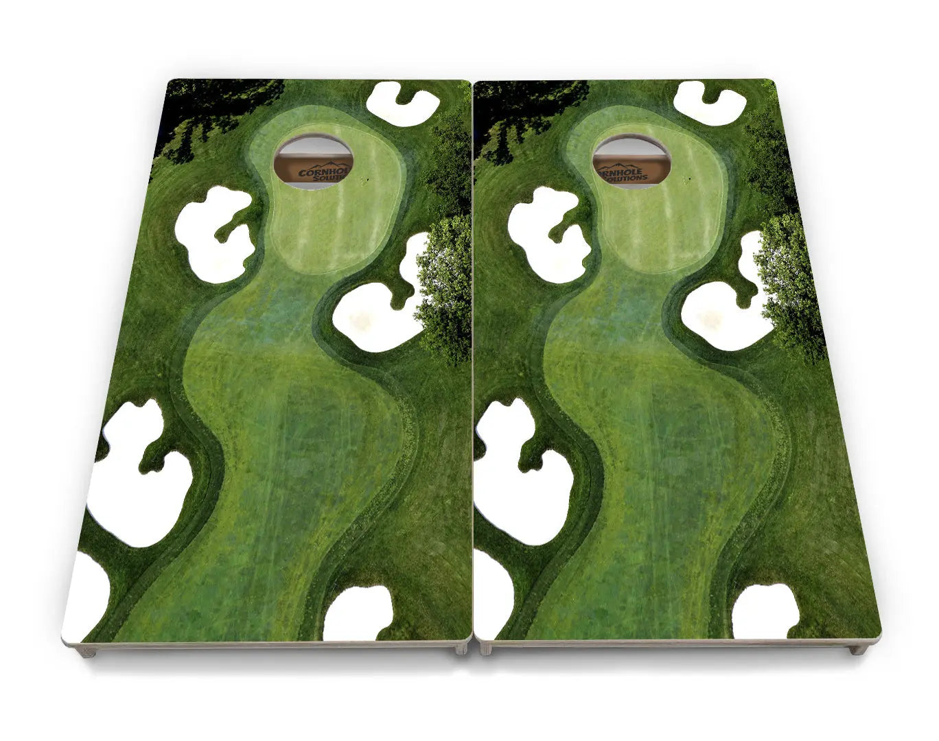 Golf Course Cornhole Boards - Professional Tournament Series by Cornhole Solutions, custom cornhole board detail photo 3