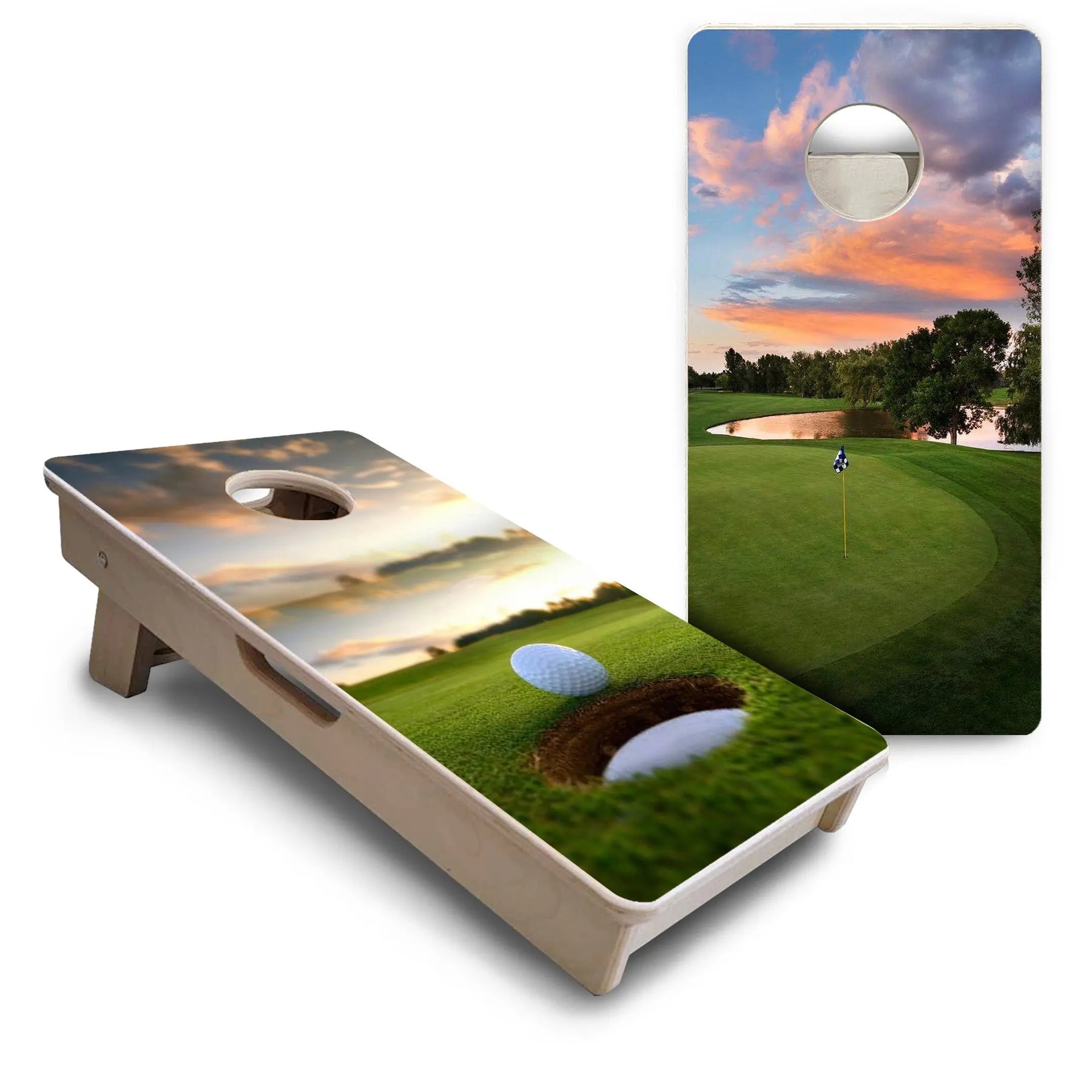 Golf Cup & Flagstick - Mini or Vacation Size Cornhole Boards by Cornhole Solutions, custom drinkware detail photo 3