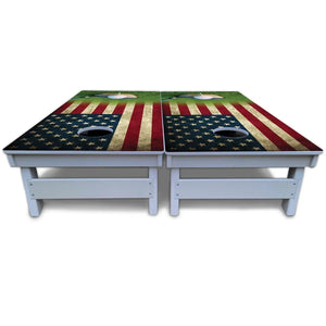 Golf Tee Flag Cornhole Boards - All Weather Series by Cornhole Solutions, Southern lifestyle apparel detail photo 5