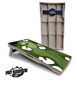 Golf Course Cornhole Boards - Pro Solution Lite Series by Cornhole Solutions, custom cornhole board main product photo