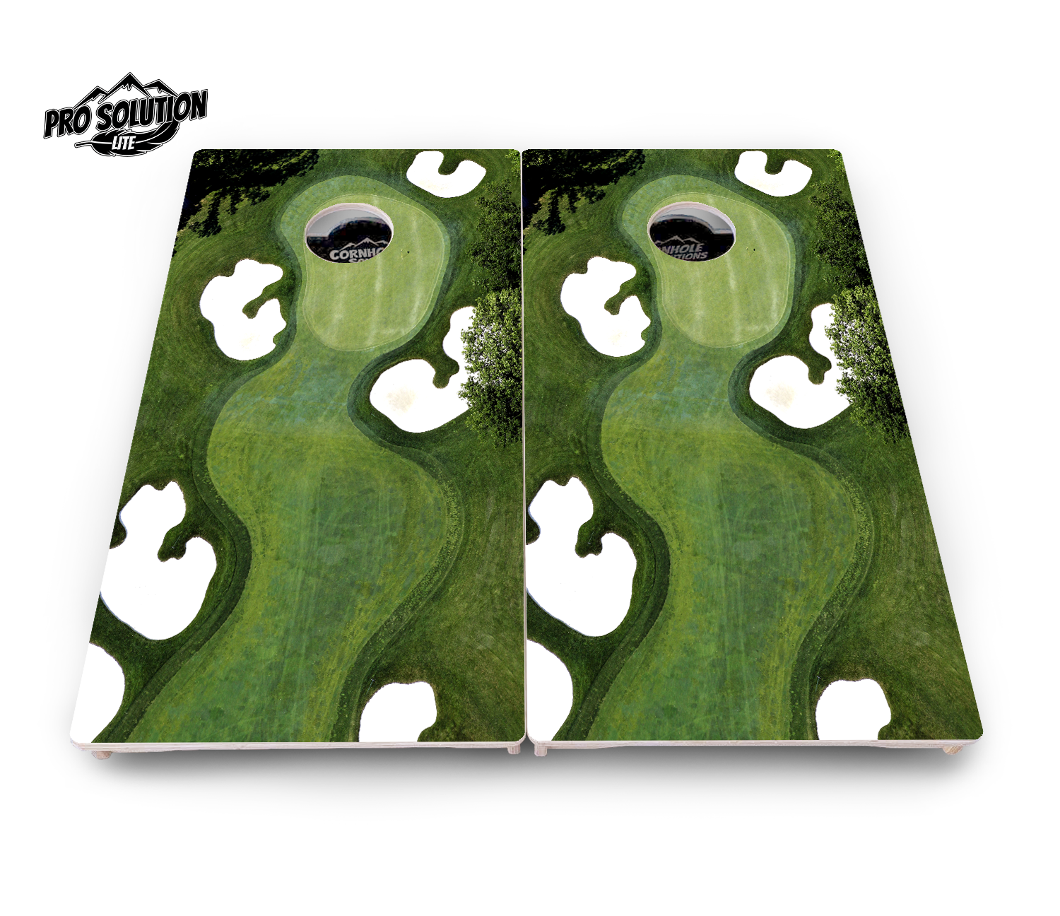 Golf Course Cornhole Boards - Pro Solution Lite Series by Cornhole Solutions, custom cornhole board detail photo 2