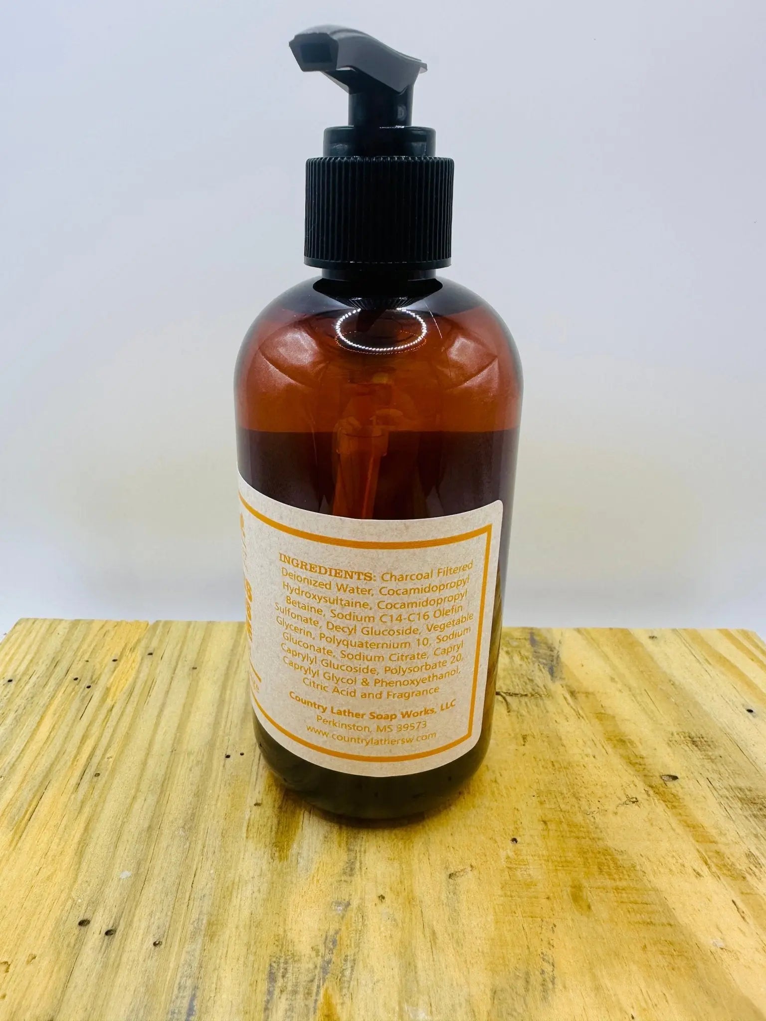 Goodness Gracious Sunshine Hand Warsh by Country Lather Soap Works, handmade bath and body detail photo 2