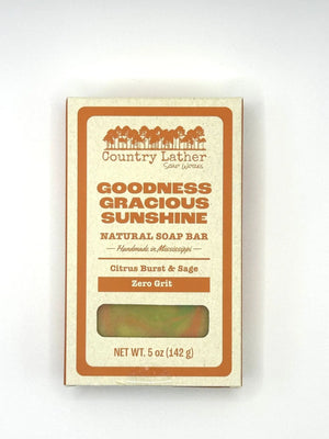 Goodness Gracious Sunshine! Soap Bar Set of 30 WHOLESALE by Country Lather Soap Works, natural skincare detail photo 3