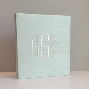 Baby Memory Book - Green Silk (NO Bow) by AP Creations in Tuscaloosa, paper gift main product photo