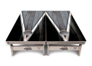 Team Color Triangle Cornhole Boards - Professional Tournament Series