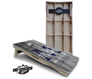 Grey Slat Wood Design - Pro Solution Lite Series by Cornhole Solutions, Southern home decor main product photo
