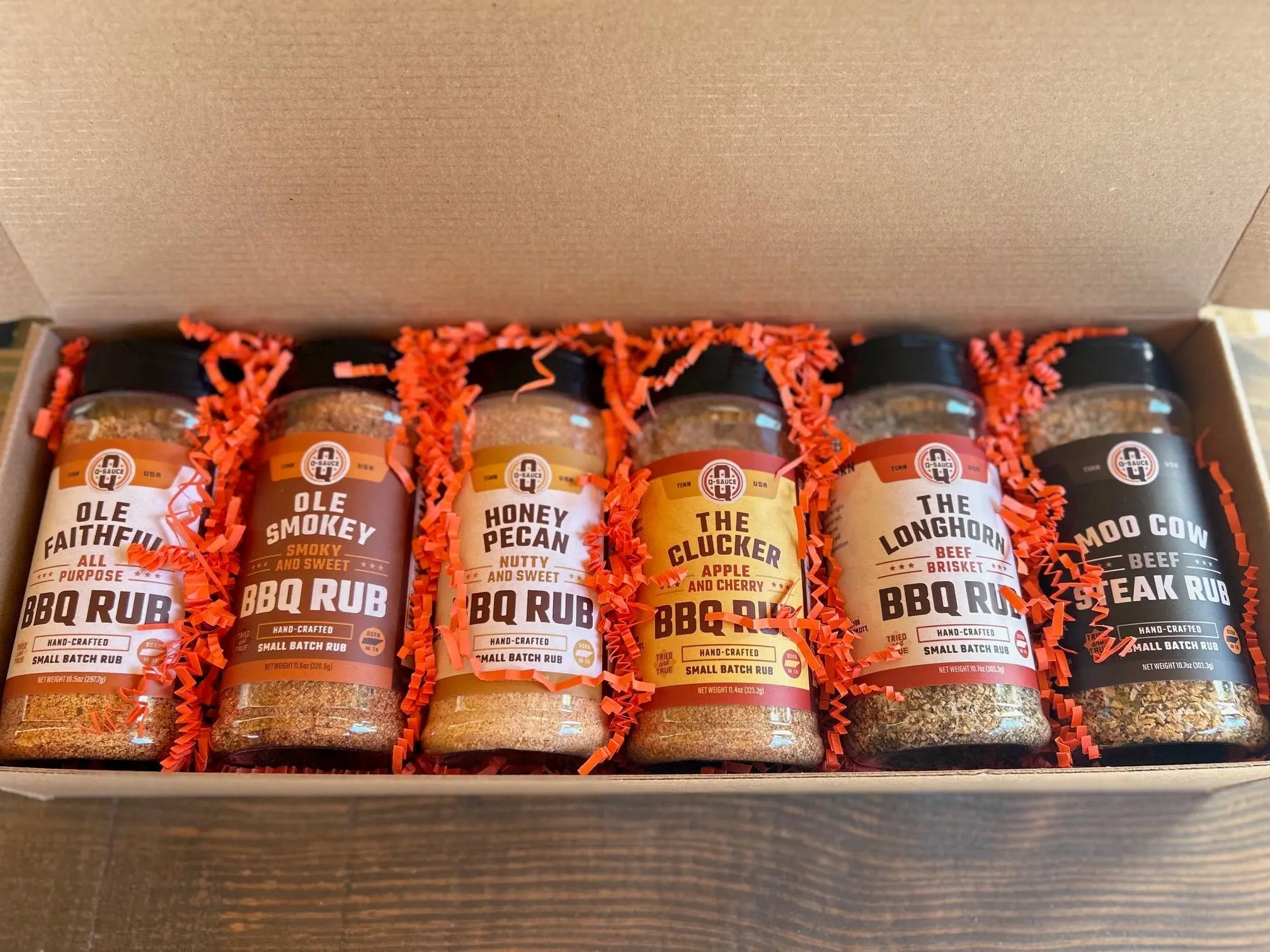 Grill Master Gift Box by Q Sauce, Southern food gift detail photo 2