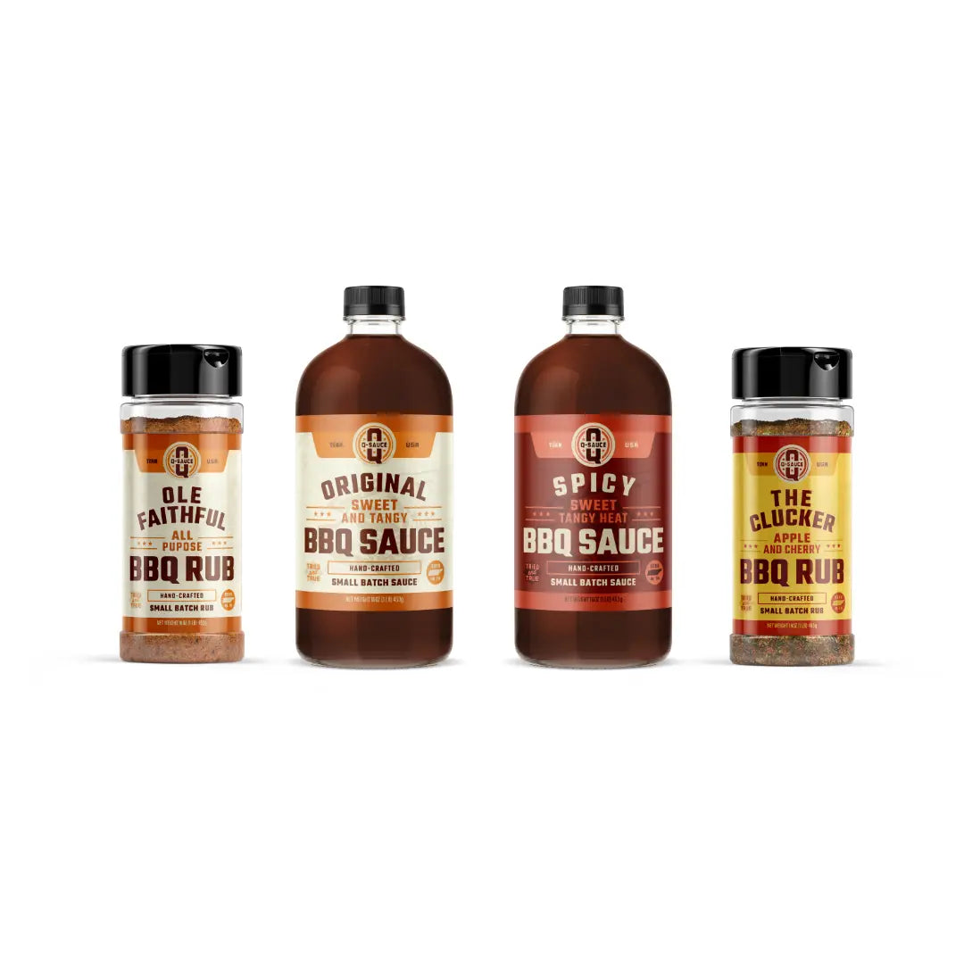 Grill Master Starter Kit by Q Sauce, Southern food gift main product photo
