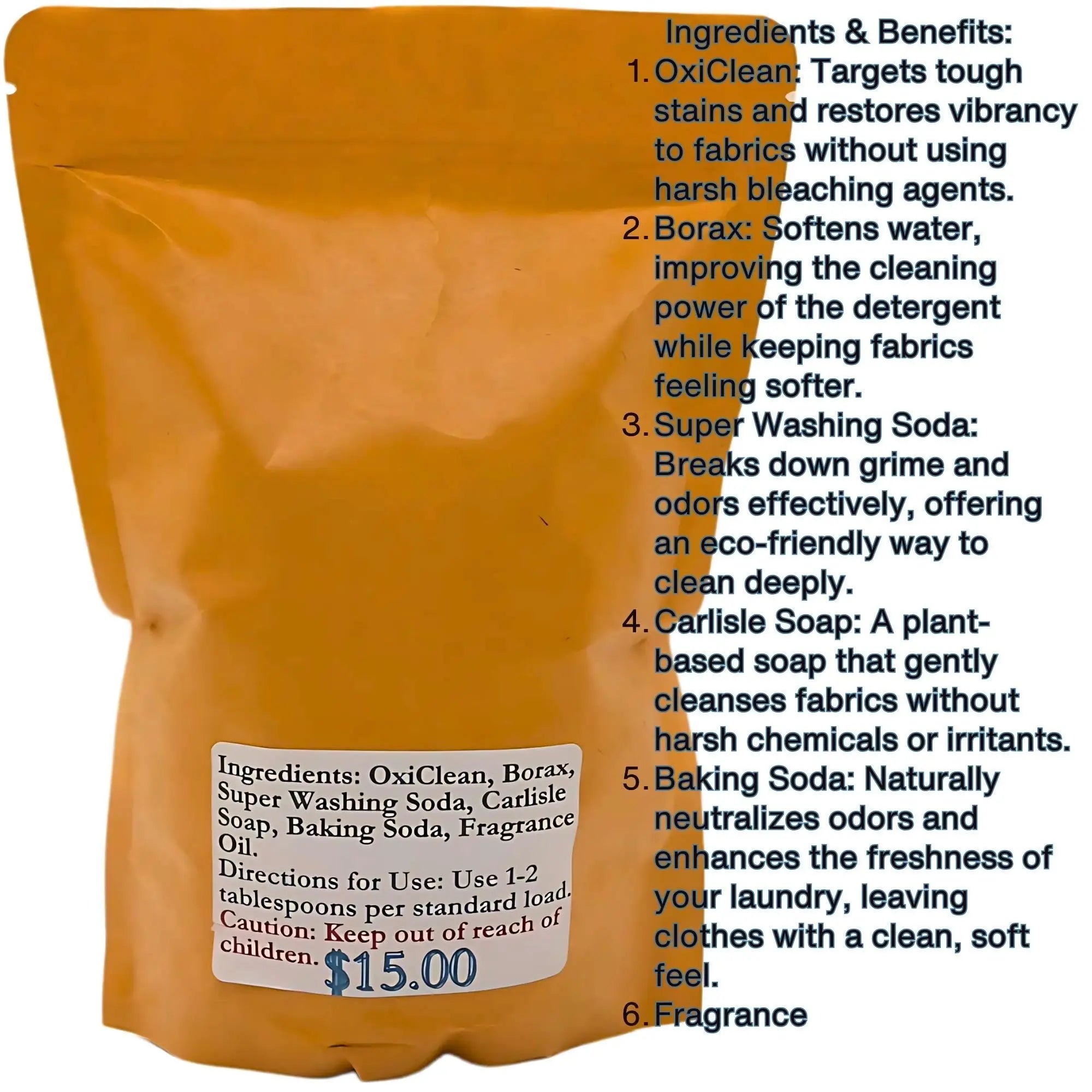Grounded™ Laundry Detergent – Earthy Woods & Amber | ResilScents™ by ResilScents, scented candle detail photo 2