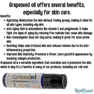 Grounded™ Roll-On Oil – Earthy. Steady. Centering. | ResilScents™ by ResilScents, Southern food gift detail photo 5