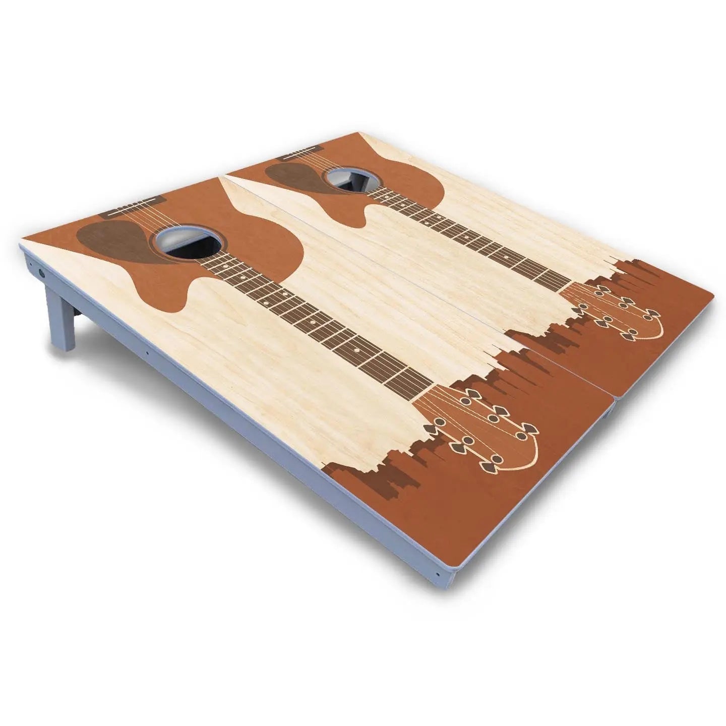 Guitar Cornhole Boards - All Weather Series by Cornhole Solutions, custom cornhole board detail photo 4