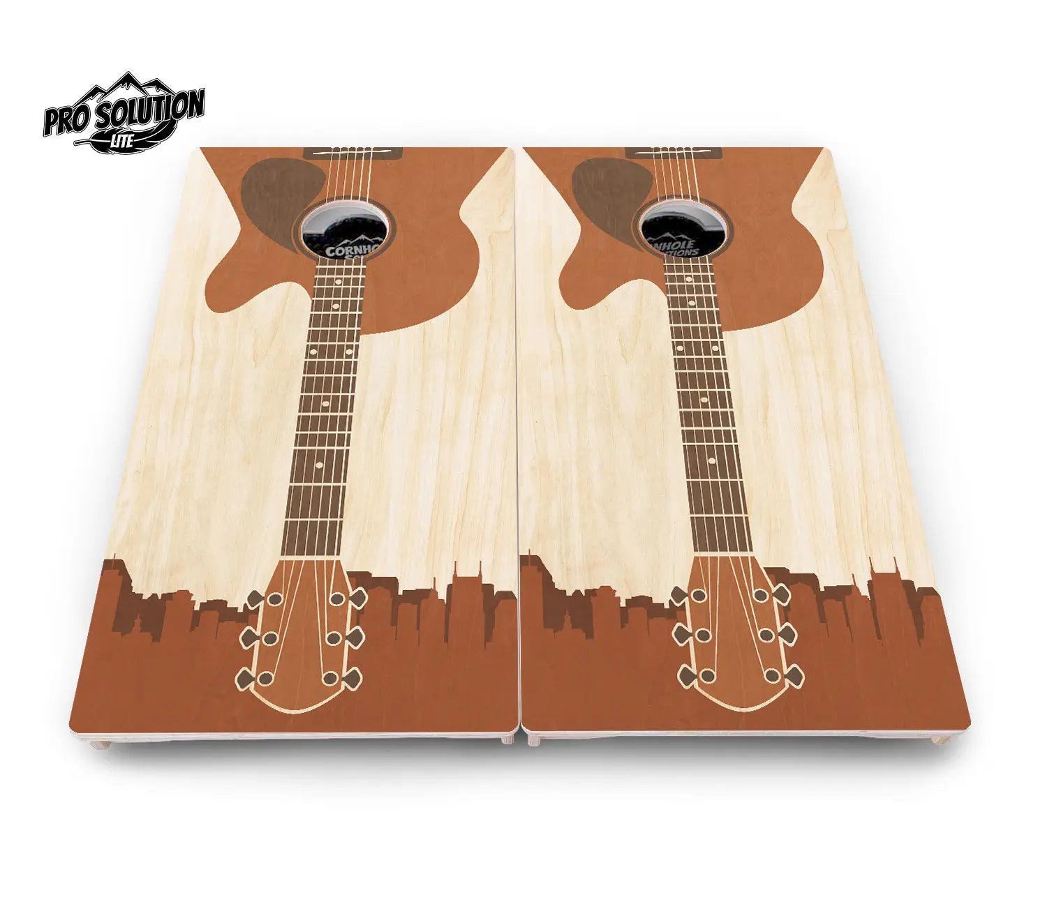 Guitar Cornhole Boards - Pro Solution Lite Series by Cornhole Solutions, custom cornhole board detail photo 3
