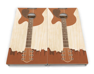 Guitar Design Cornhole Boards - Professional Tournament Series by Cornhole Solutions, Southern home decor detail photo 3