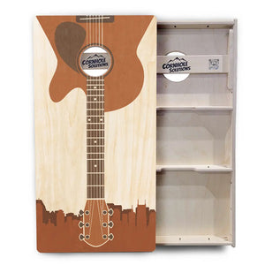 Guitar Design Cornhole Boards - Professional Tournament Series by Cornhole Solutions, Southern home decor detail photo 5