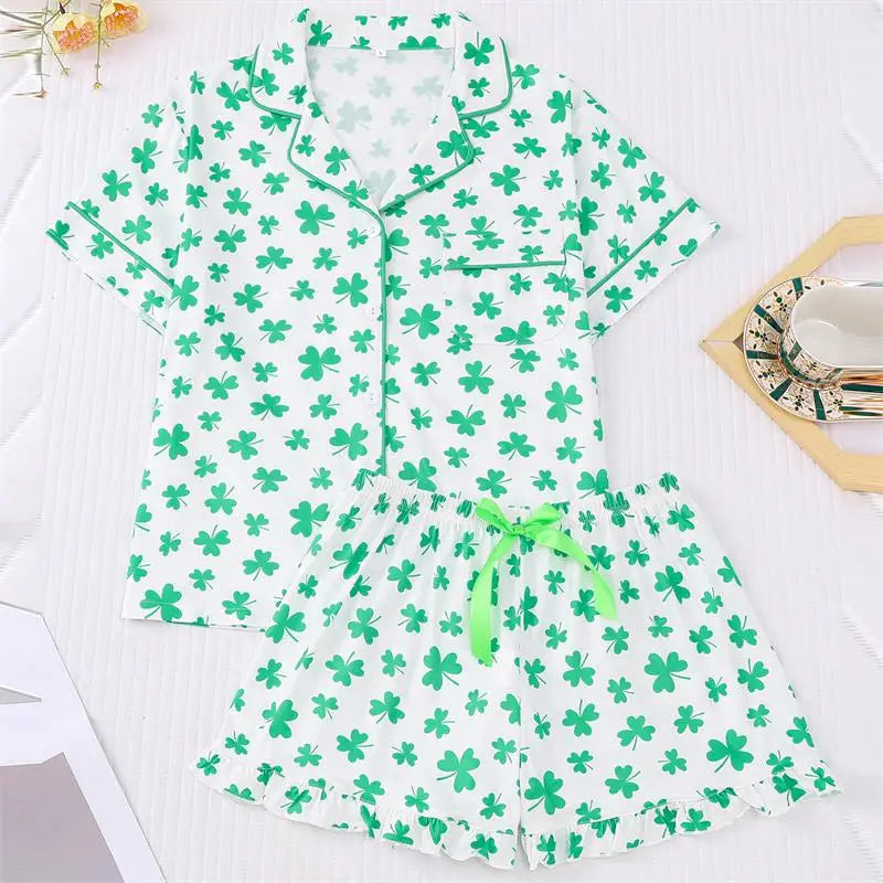 Women's Soft Shorts Pajama Set by The Mississippi Mermaid Mercantile