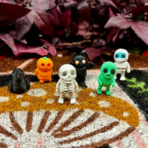 Halloween Horrors Mini Fidget Toy Bundle | Spooky 3D Printed Toys by Mushroom Lady Co, paper gift main product photo