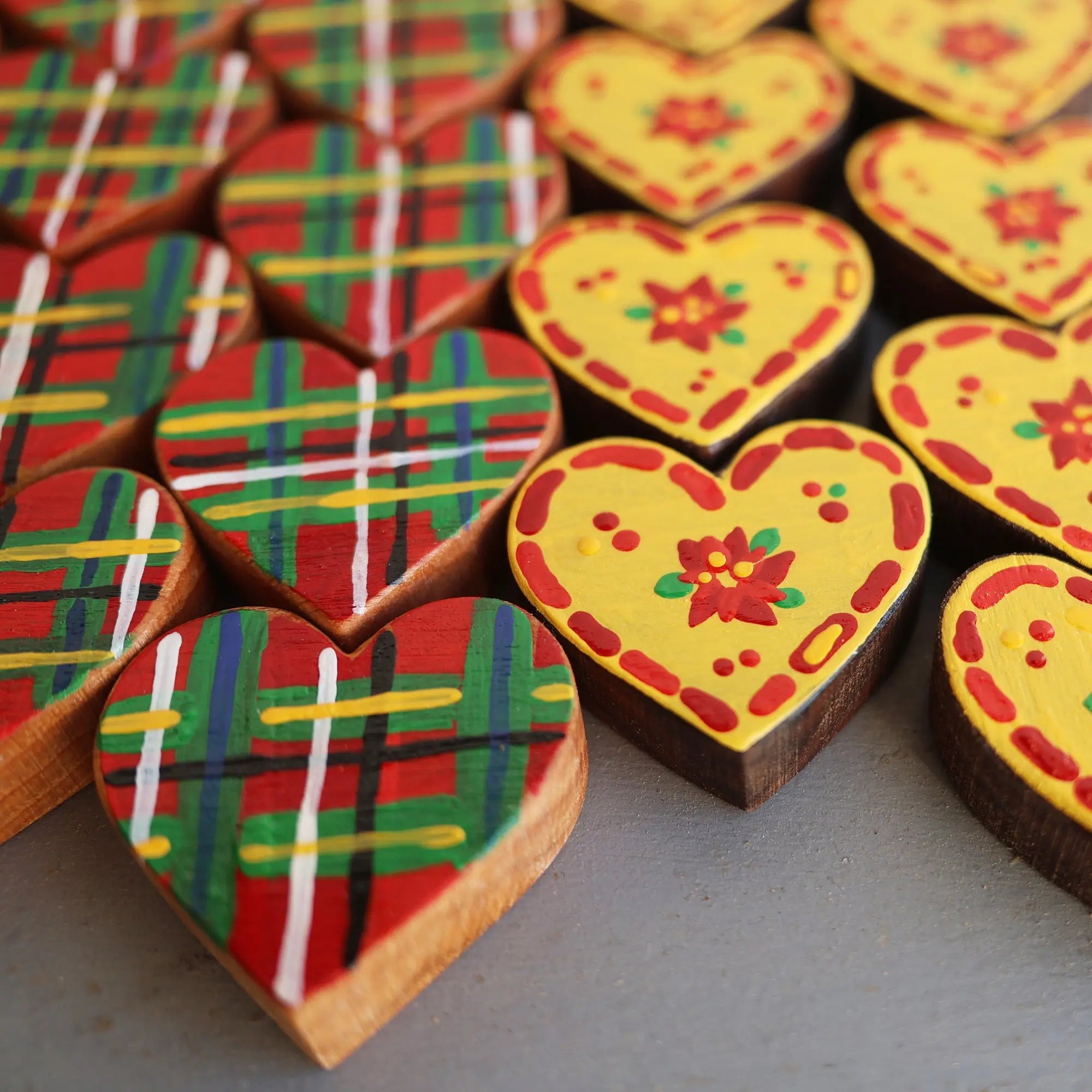 Hand-Painted Hearts :: Christmas Edition ✨ by Dennehey Design Co., Southern home decor detail photo 2
