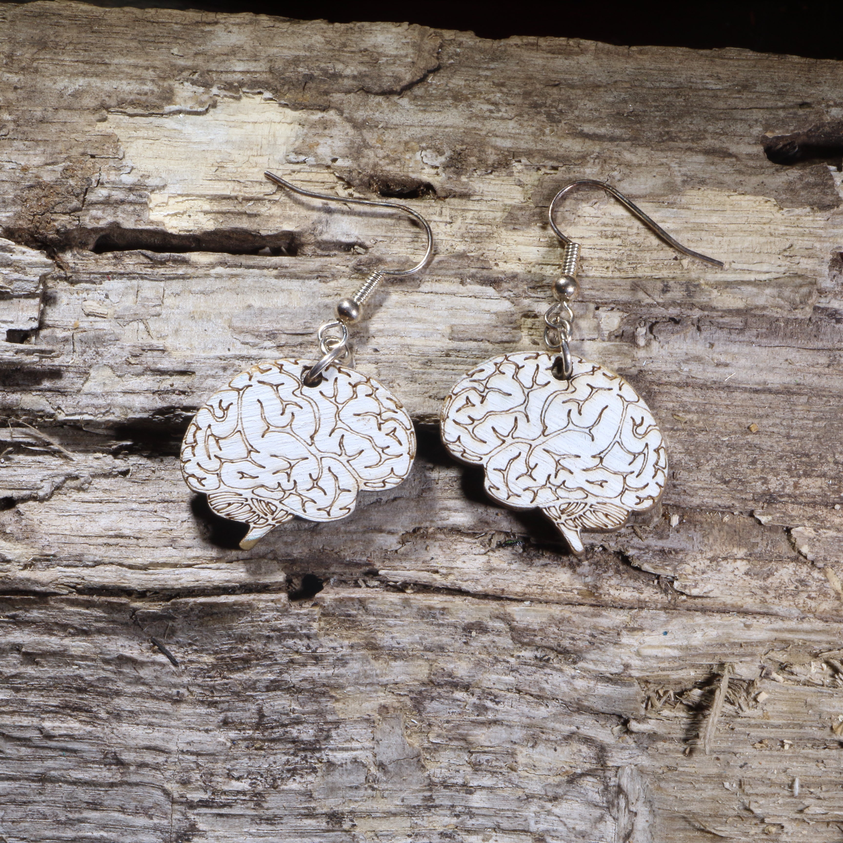 Unique Human Brain Earrings | Quirky Anatomy Jewelry by Cate's Concepts, LLC