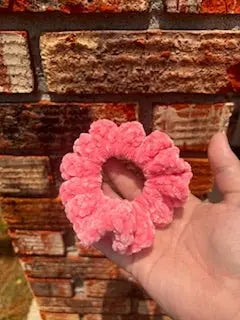 Handcrafted Velvet Crocheted Scrunchies - Mississippi Made Hair Accessories by Klassy Krafts, natural skincare detail photo 2