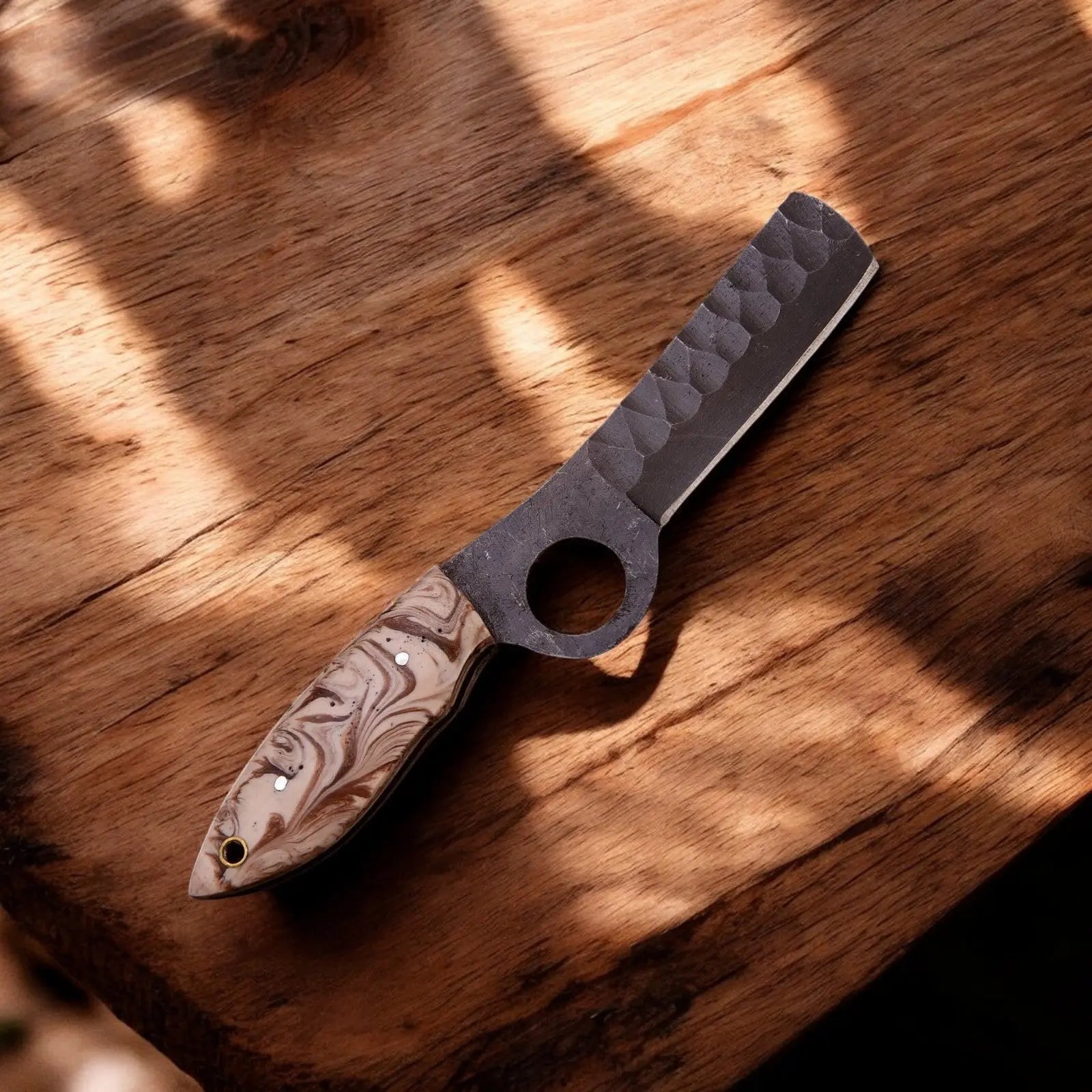 Handmade Bull Cutter Knife – High-Carbon Steel Blade by Damascus Knife Store, Damascus knife main product photo