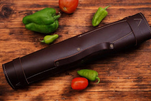 Handmade Damascus Kitchen Knives Set with Olivewood Handle by Damascus Knife Store, Southern handmade gift detail photo 3