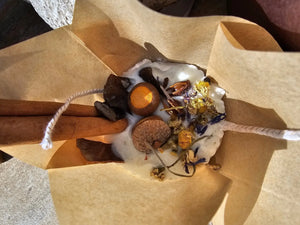 Handmade Soy Wax Fire Starters | Campfire & Fire Pit Helpers by Parrott's Nest Candle Company, scented candle detail photo 5
