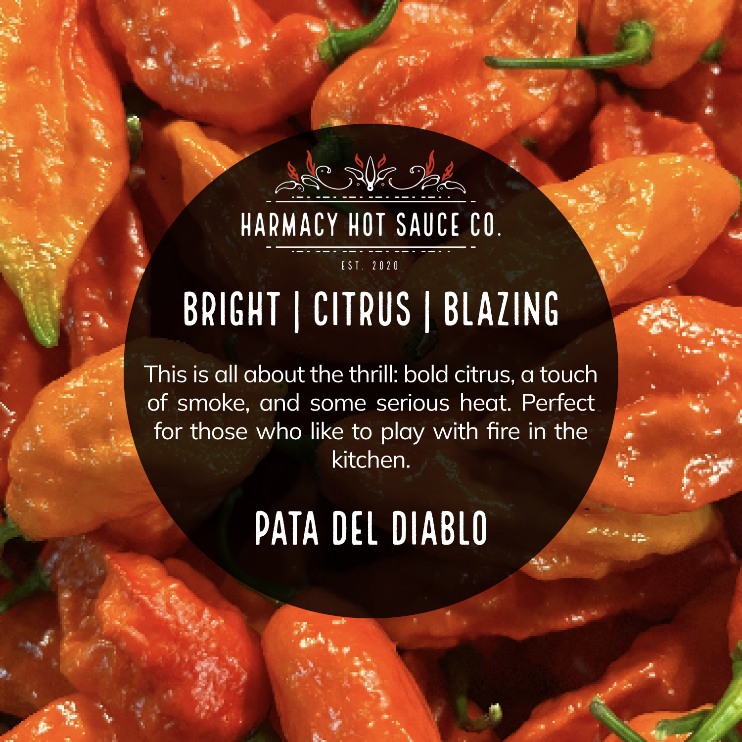 Pata del Diablo - Extra Hot Tomatillo & Tangerine (9oz) flavor and product details
