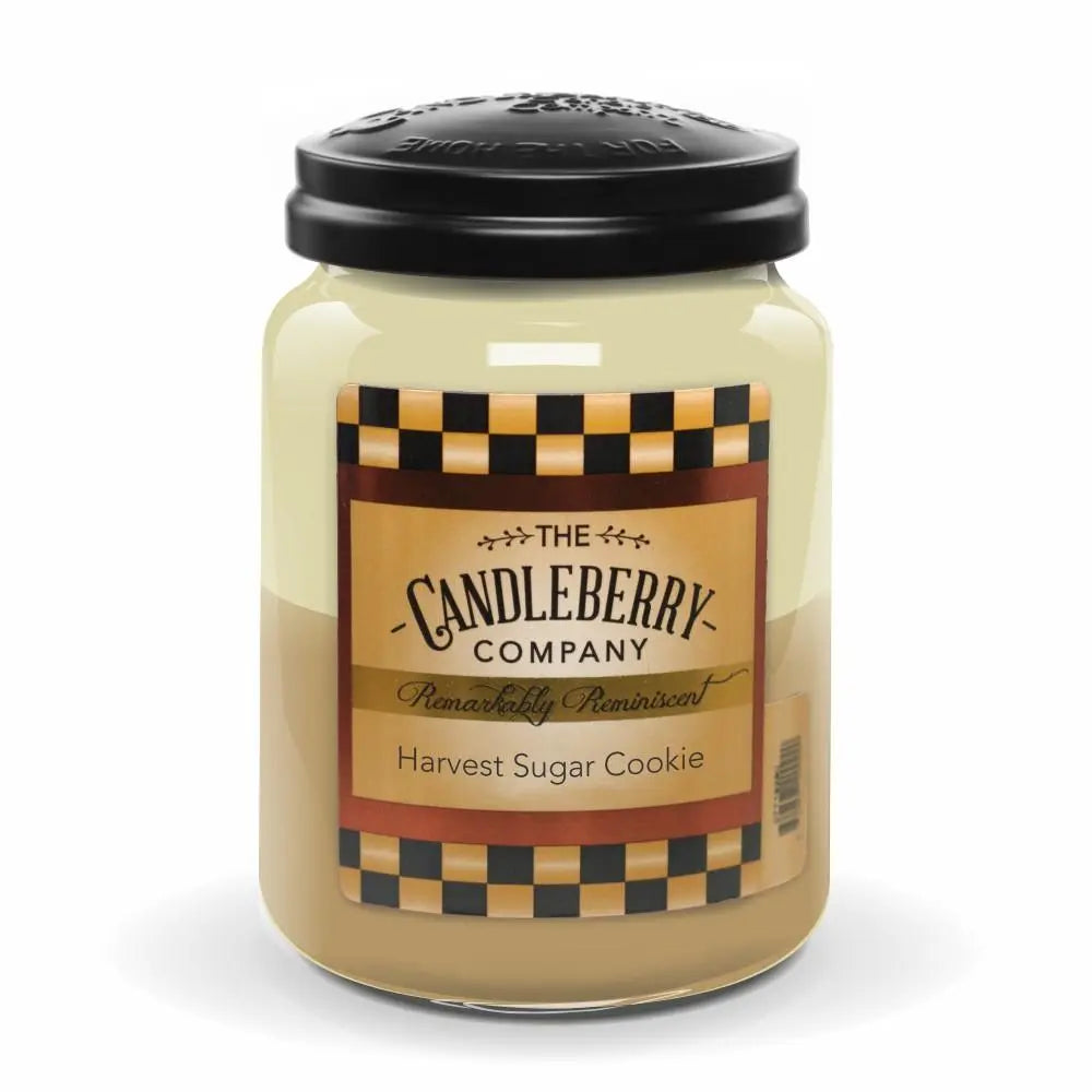 Harvest Sugar Cookie™, Large Jar Candle (Collective) by The Candleberry® Candle Company, scented candle main product photo