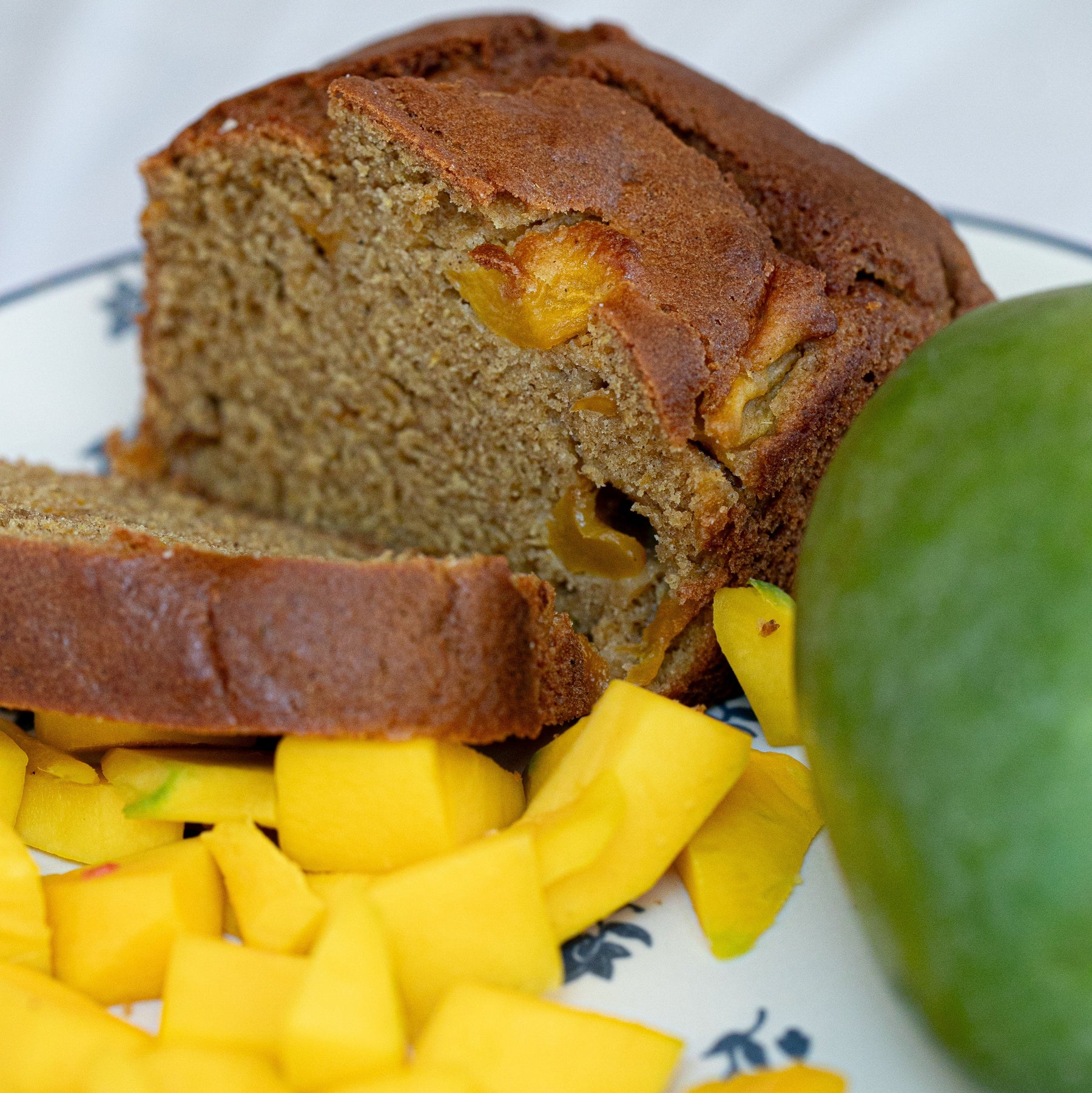 Hawaiian Mango Cake - Gluten Free detail view by Two and a Half Irishmen - Traditional Irish Baking