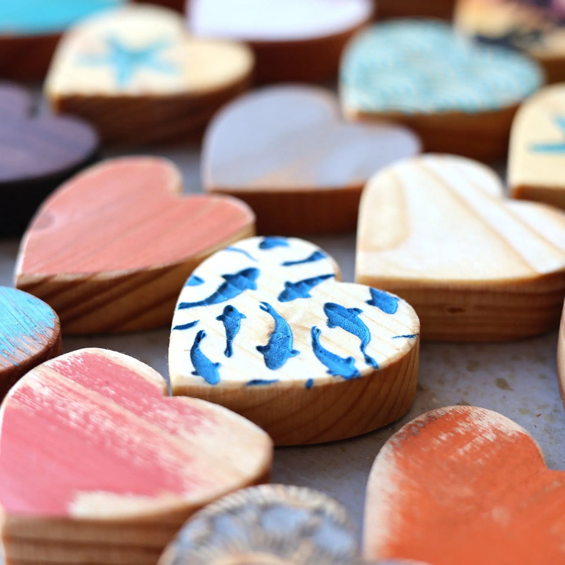 Heart-Shaped Mystery Boxes :: Beach by Dennehey Design Co., Southern home decor detail photo 16