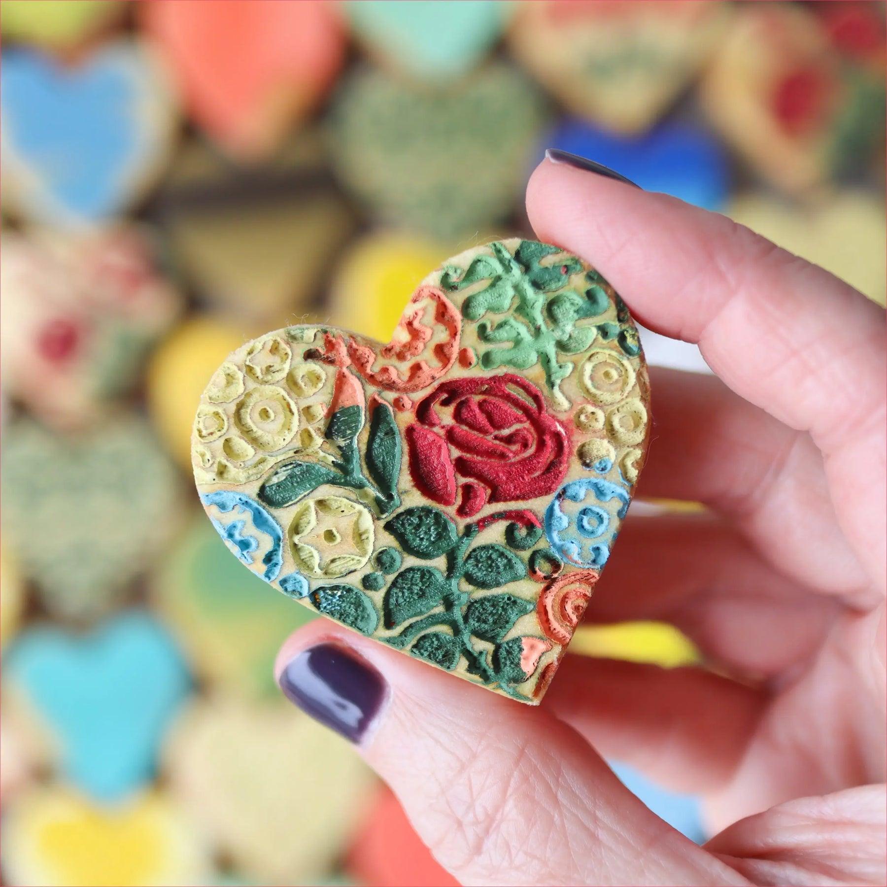 Heart-Shaped Mystery Boxes :: Spring Flowers by Dennehey Design Co., handmade jewelry detail photo 4