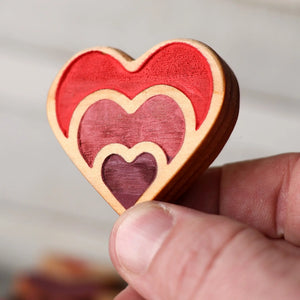 Heart-Shaped Mystery Boxes :: The Love Edition by Dennehey Design Co., Southern home decor detail photo 2