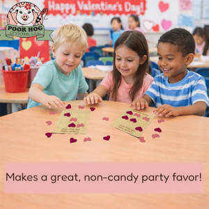 Heart and Bow Tic Tac Toe Valentine Game by Poor Hog Customs, board games detail photo 2