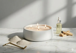 Hearth Candle Bowl by Believe Candle, scented candle detail photo 8