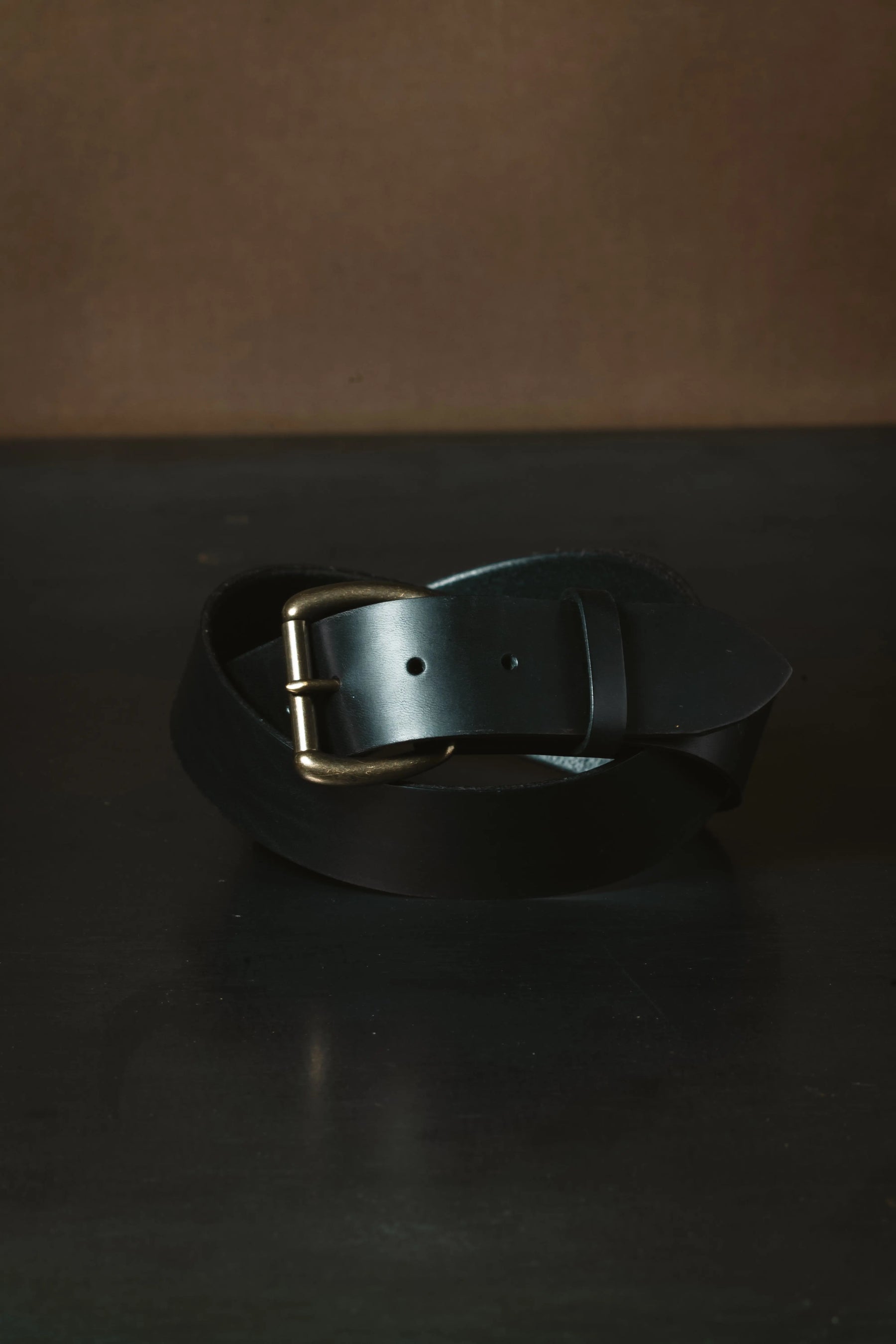 Heavy Duty Belt - Black by Loyal Stricklin, handmade leather goods detail photo 2