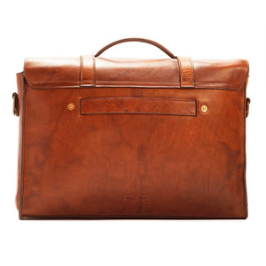 Heritage Leather Briefcase by Mission Mercantile Leather Goods, handmade leather goods detail photo 10